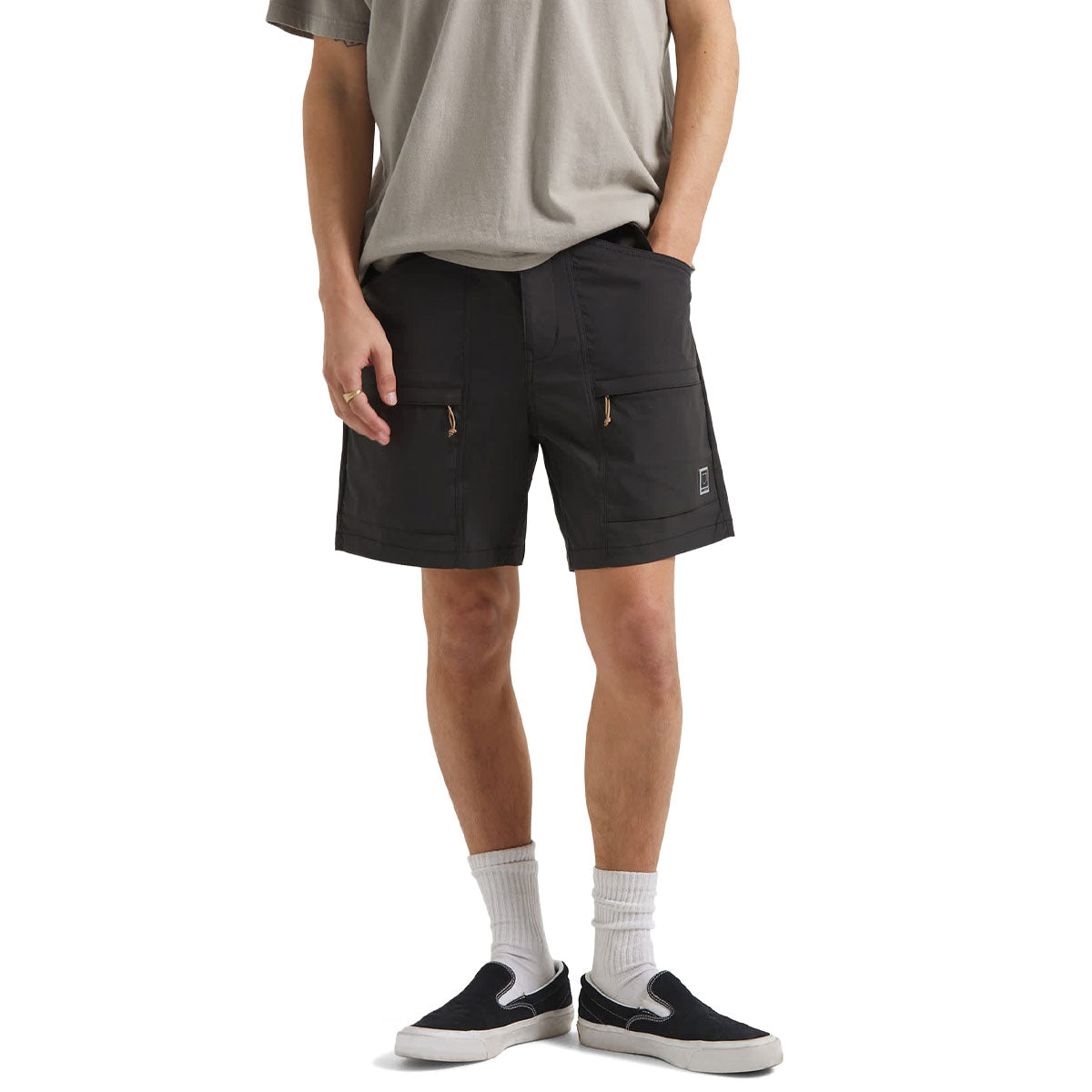 Brixton Journey Utility Shorts - Black image 2
