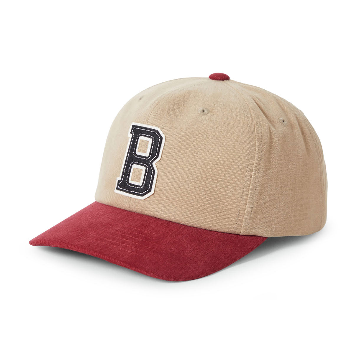 Brixton Big B Mp Hat - Sand/Burgundy image 1