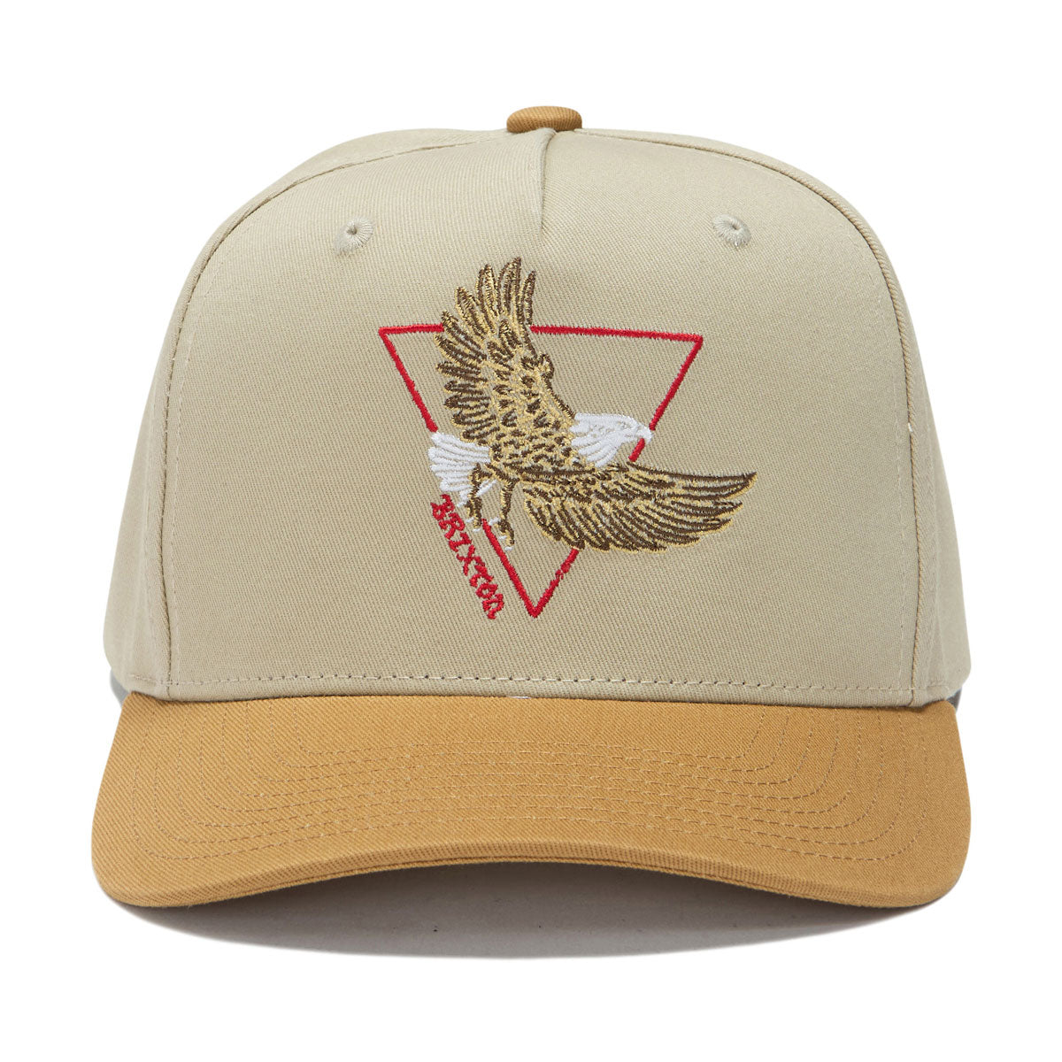 Brixton Opal C Np Mp Snapback Hat - Sand/Dark Khaki image 2