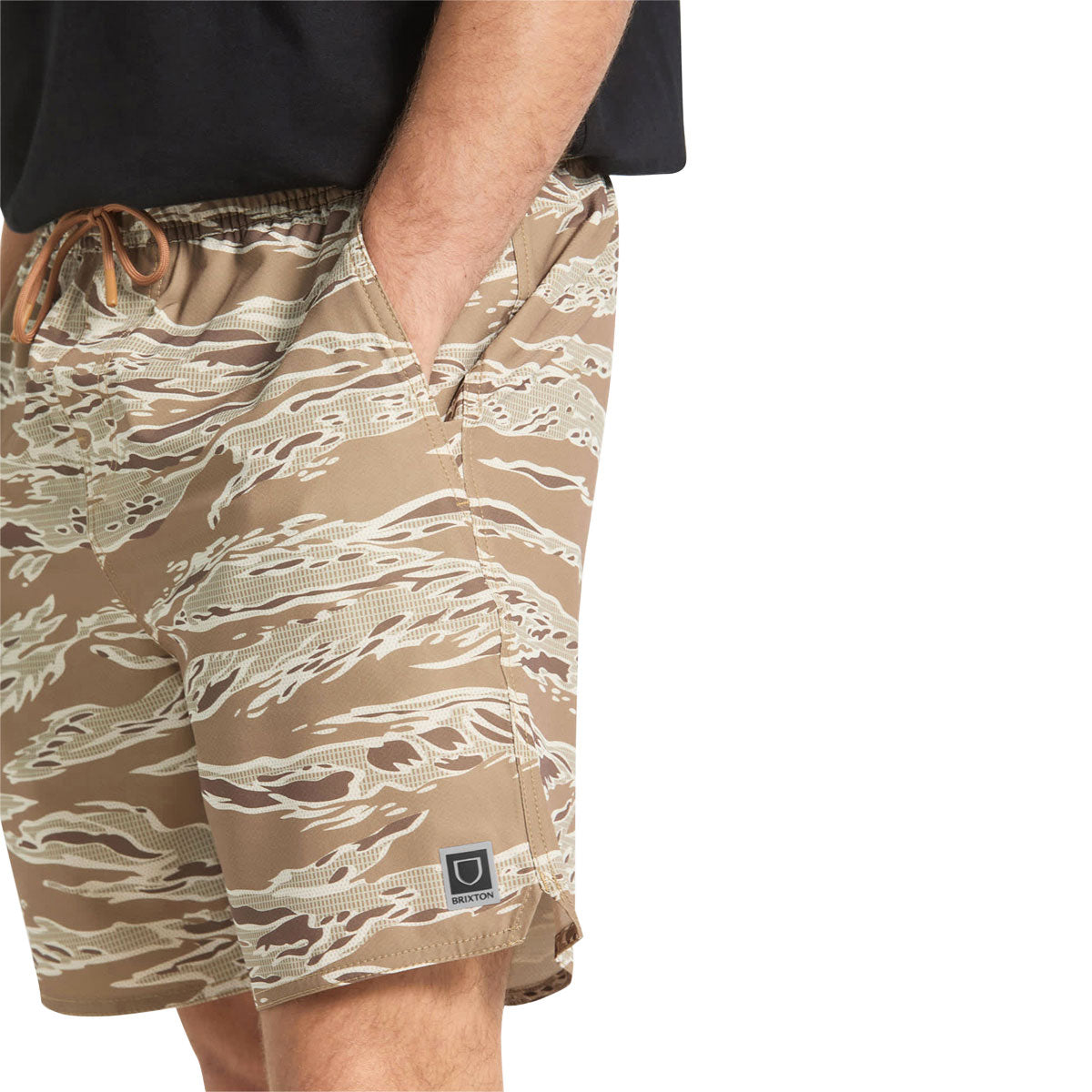 Brixton Journey Active Shorts - Desert Tiger Camo image 4
