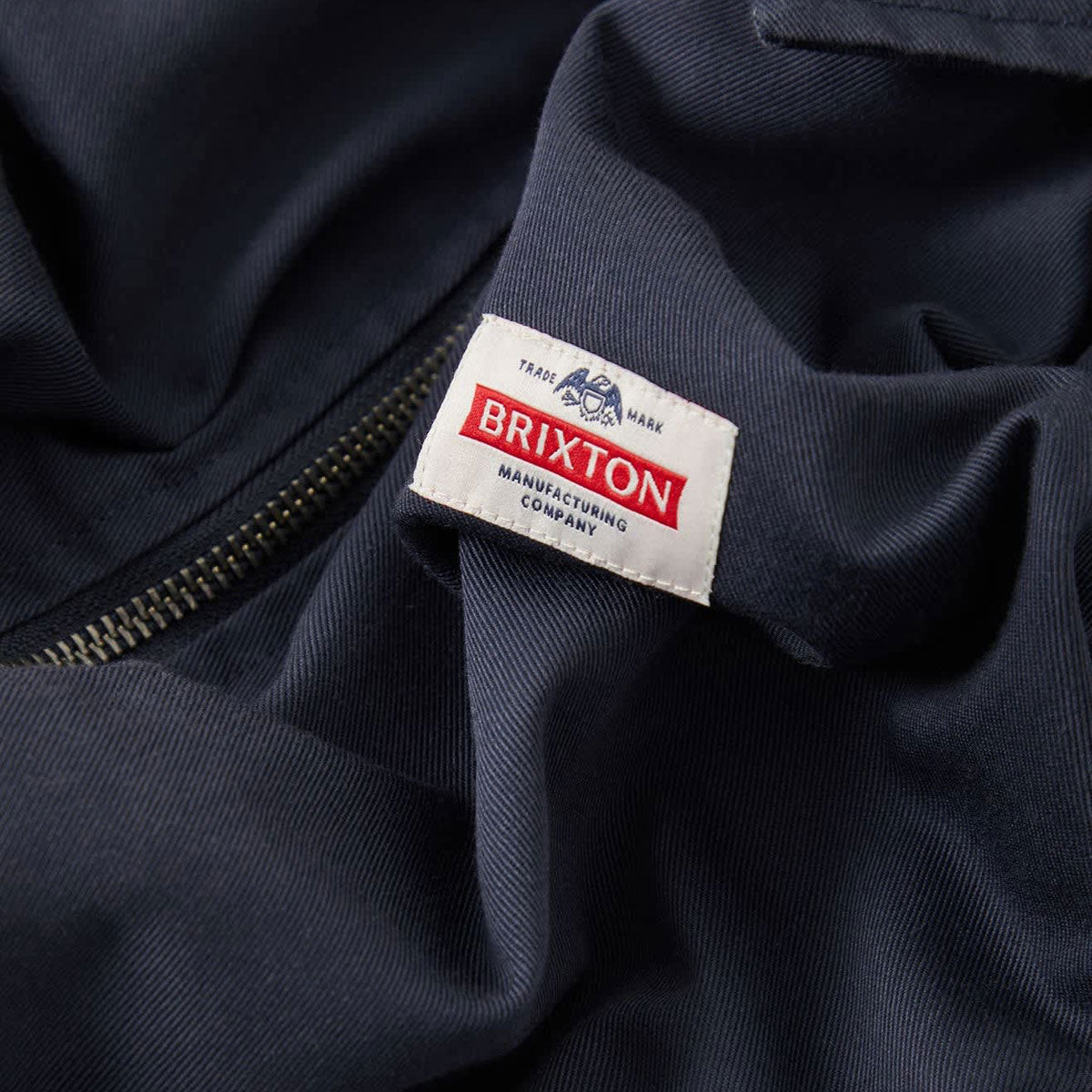 Brixton Trademark Lightweight Garage Jacket - Washed Navy image 5