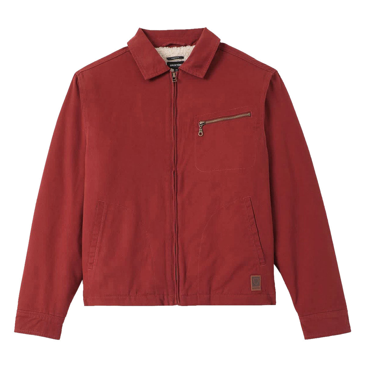 Brixton Mechanic Garage Zip Lined Jacket - Dark Brick image 1