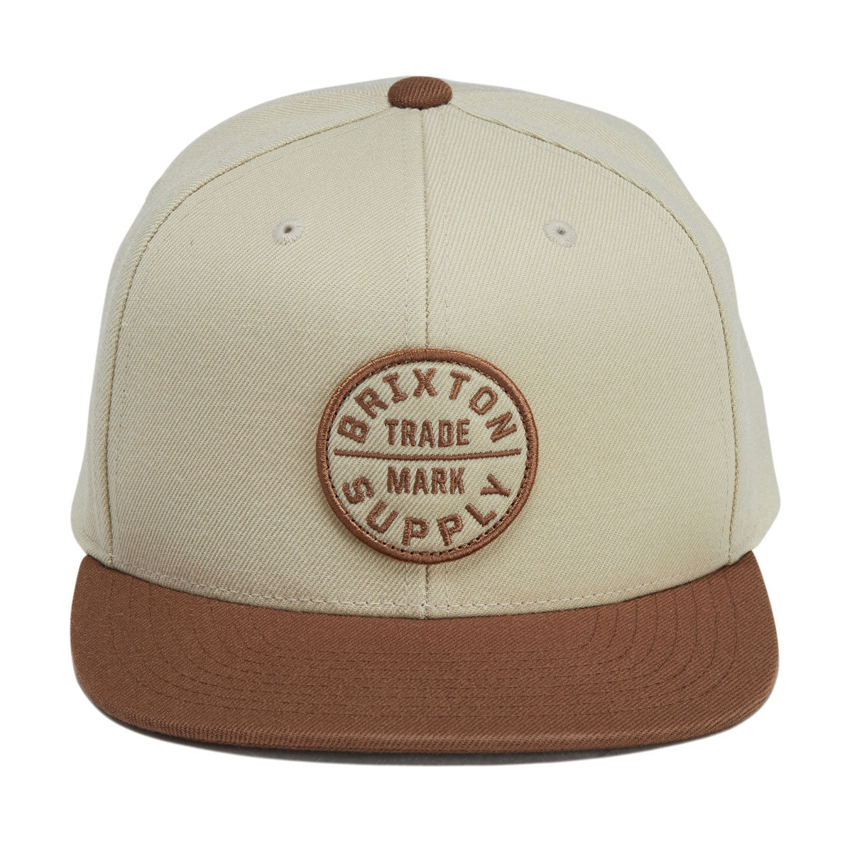 Brixton Oath III Snapback Hat - Khaki/Caramel image 5