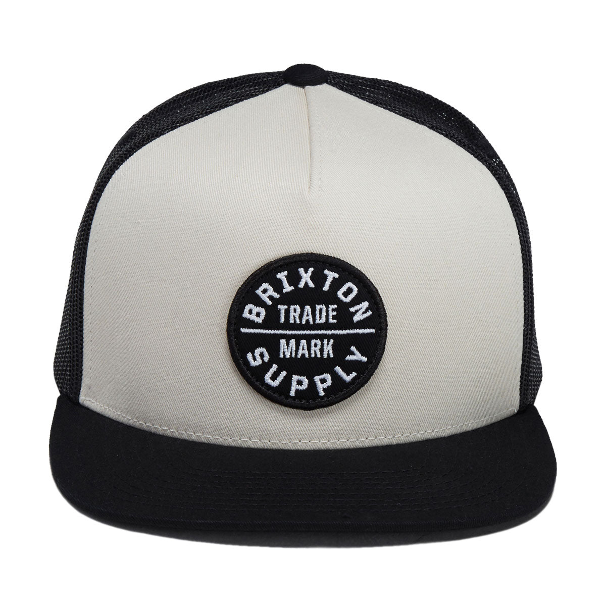 Brixton Oath Mp Trucker Hat - Whitecap/Black image 3