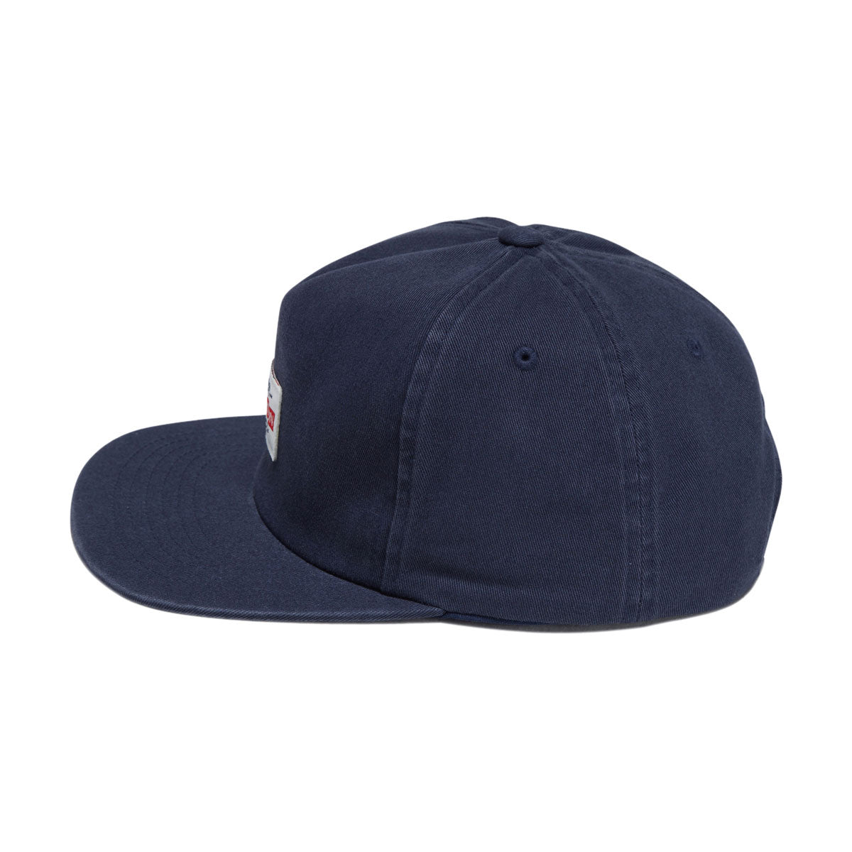 Brixton Trademark Snapback Hat - Washed Navy image 3