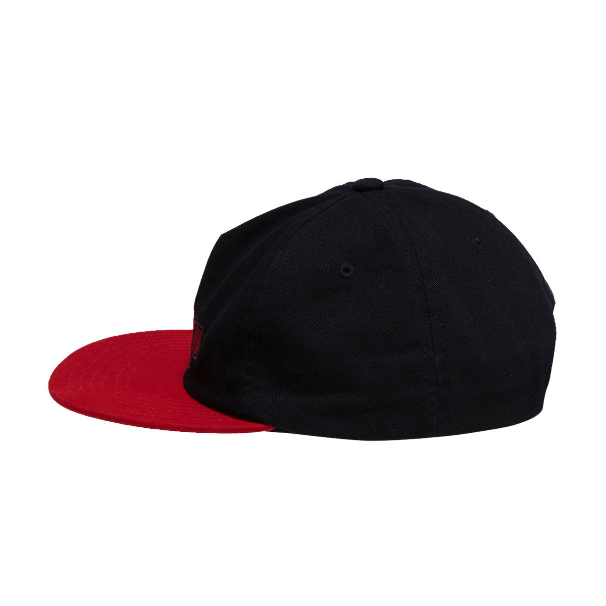 Brixton Blocked Snapback Hat - Black/Red image 3