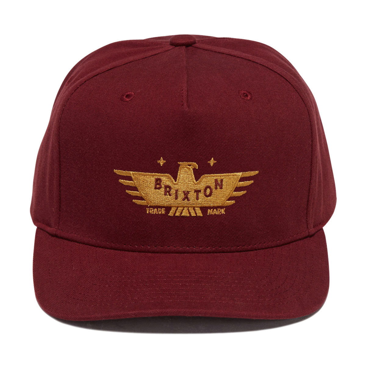 Brixton Ewing Snapback Hat - Brick image 5