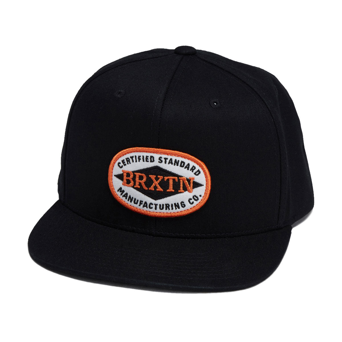Brixton Meyers Snapback Hat - Black image 1