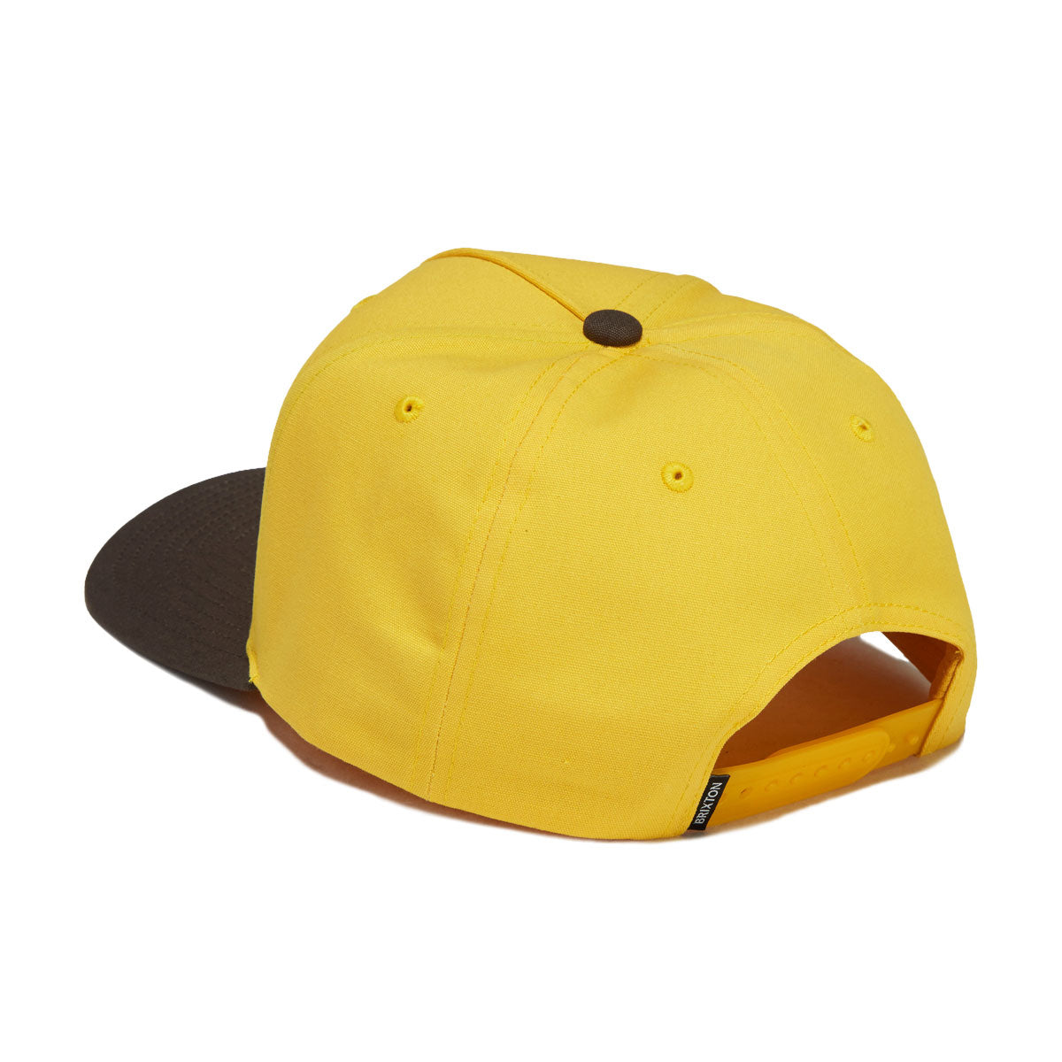Brixton Homerun Snapback Hat - Golden Hour/Walnut Brown image 2