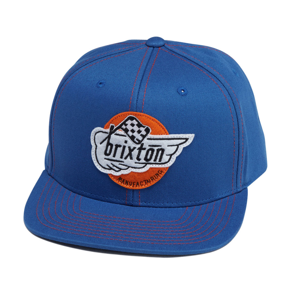 Brixton Heyward Snapback Hat - Electric Indigo image 1