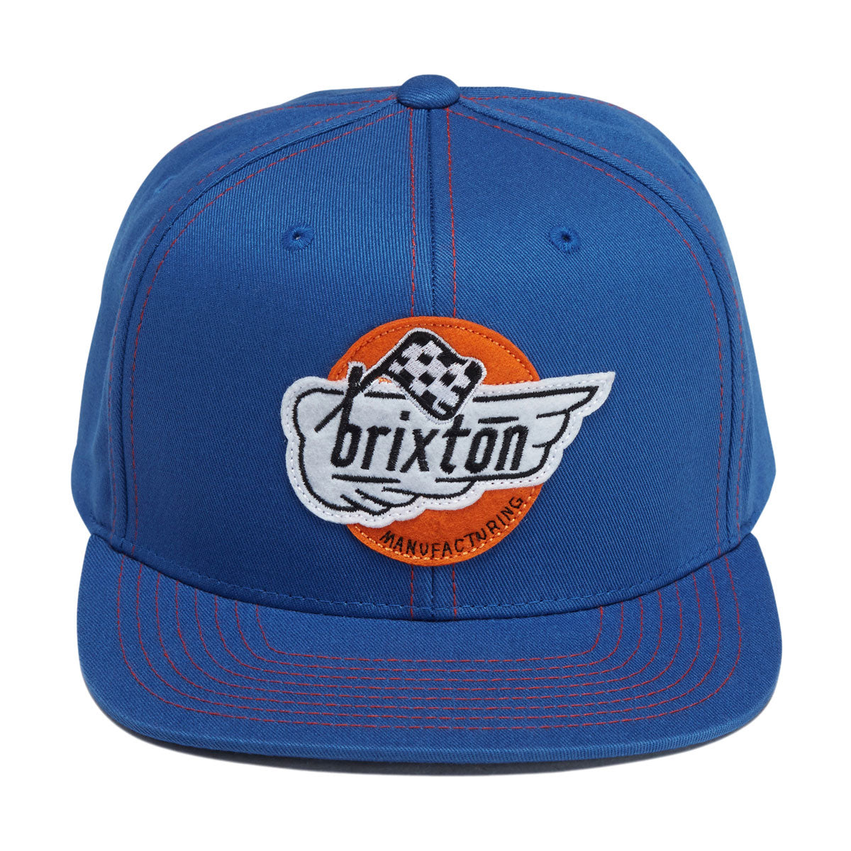 Brixton Heyward Snapback Hat - Electric Indigo image 5
