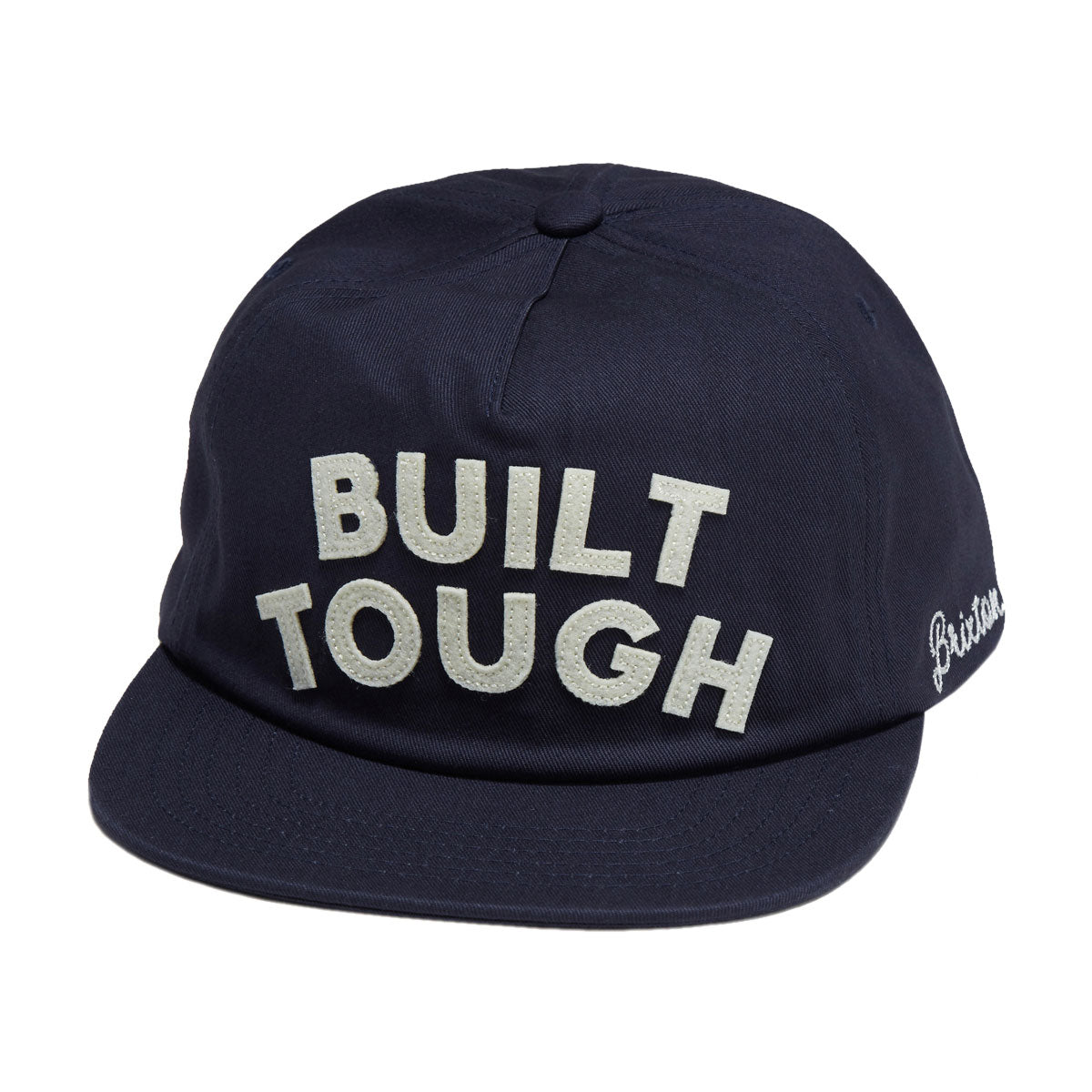 Brixton x Ford Built Tough Snapback Hat - American Navy/Wimbledon White image 1