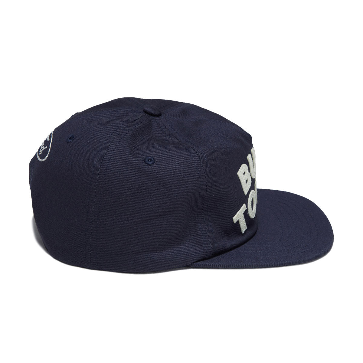 Brixton x Ford Built Tough Snapback Hat - American Navy/Wimbledon White image 4
