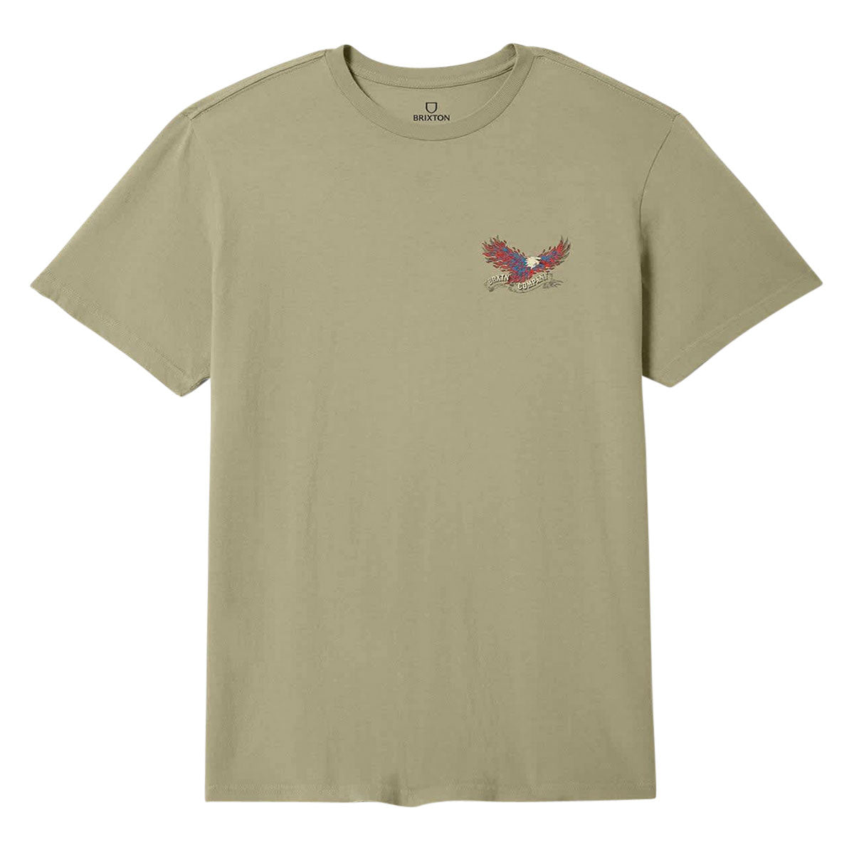 Brixton Blazing T-Shirt - Olive Surplus Worn Wash image 2
