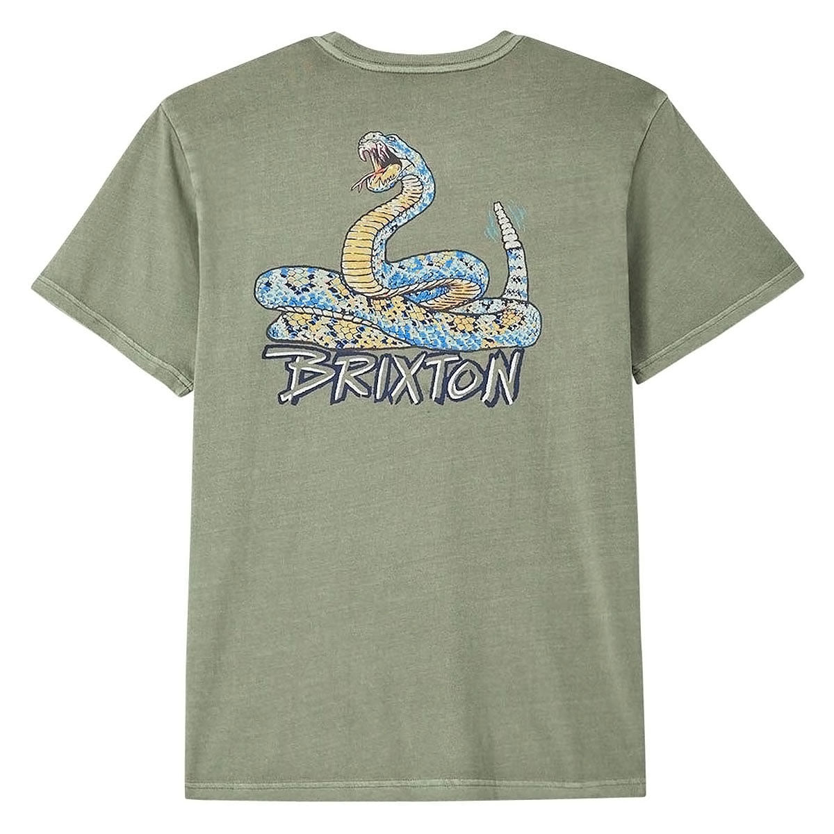 Brixton Rockton T-Shirt - Olive Surplus Worn Wash image 1