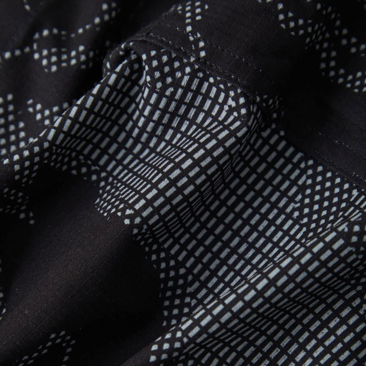 Brixton Journey Lightweight Long Sleeve Woven Shirt - Black Camo image 5