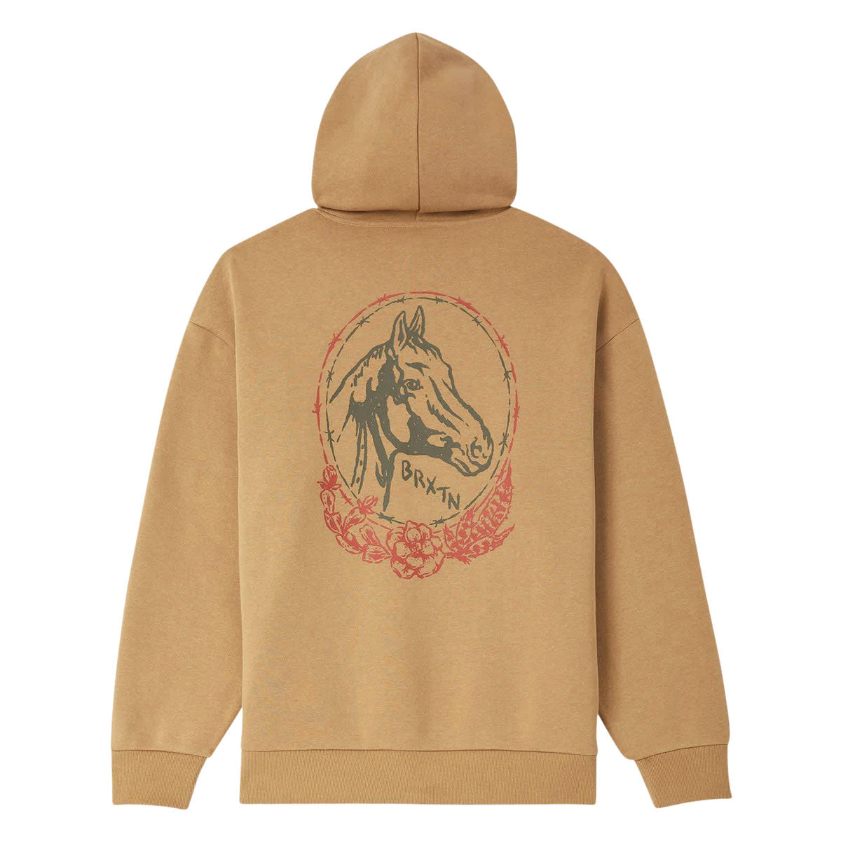 Brixton Marley Hoodie - British Khaki image 2