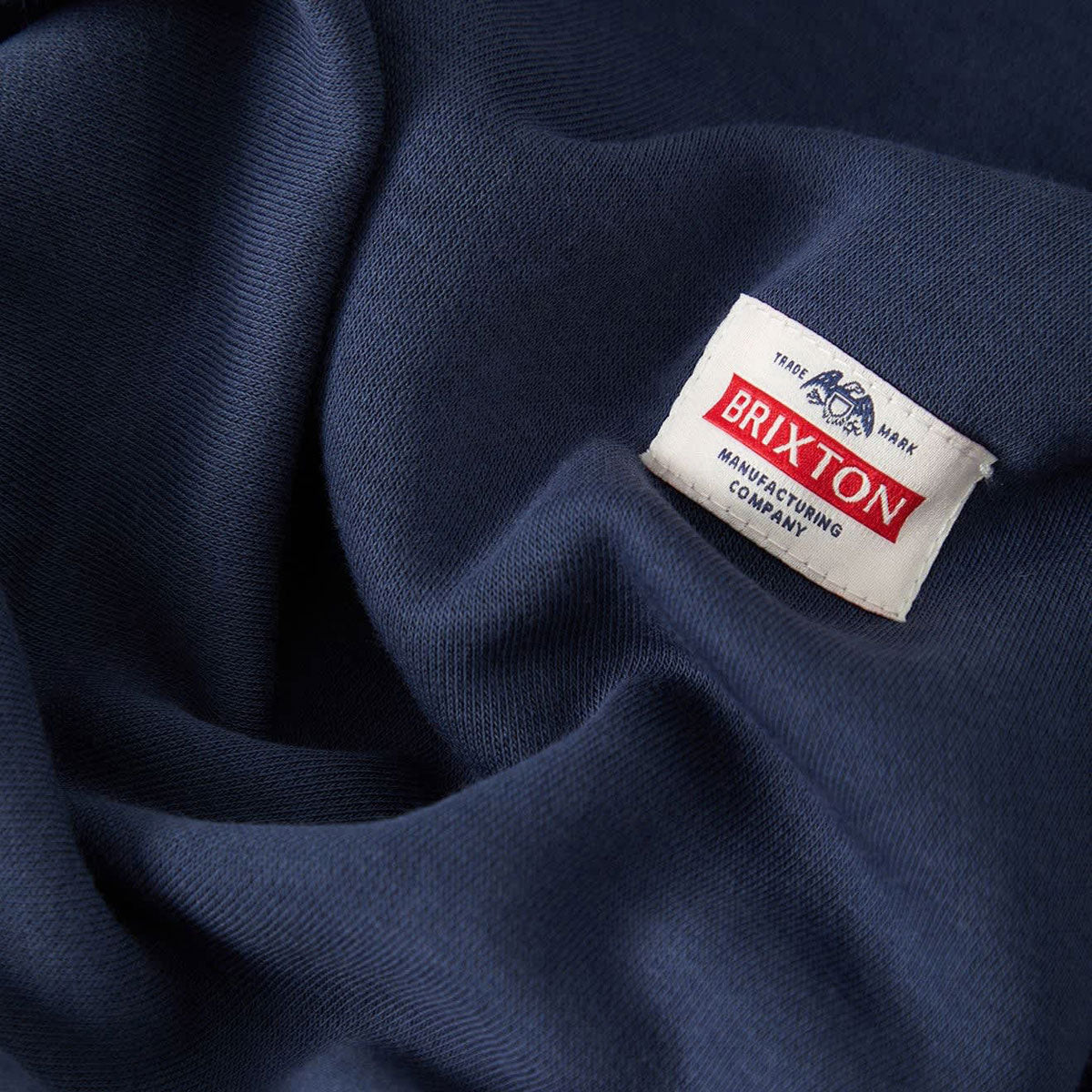 Brixton Trademark Hoodie - Washed Navy image 3