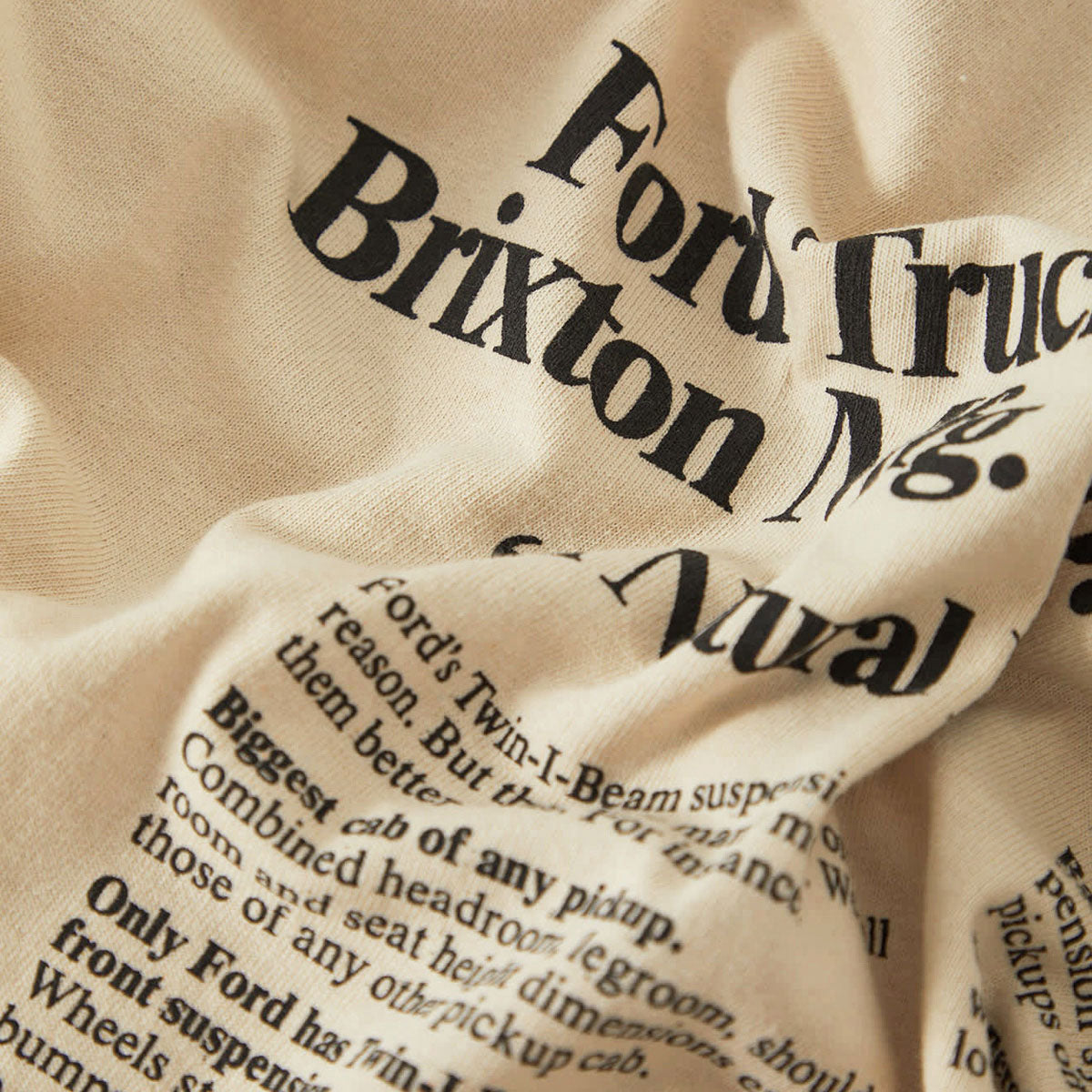 Brixton x Ford 71 Pickup T-Shirt - Wimbledon White image 3