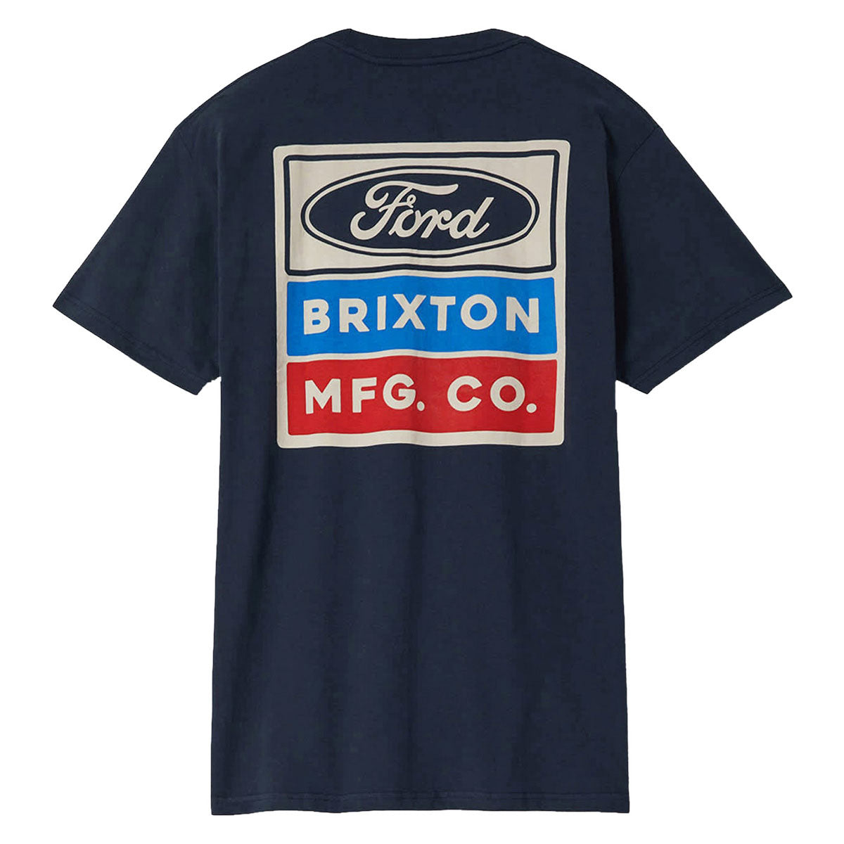 Brixton x Ford Service Dept Pocket T-Shirt - American Navy image 2