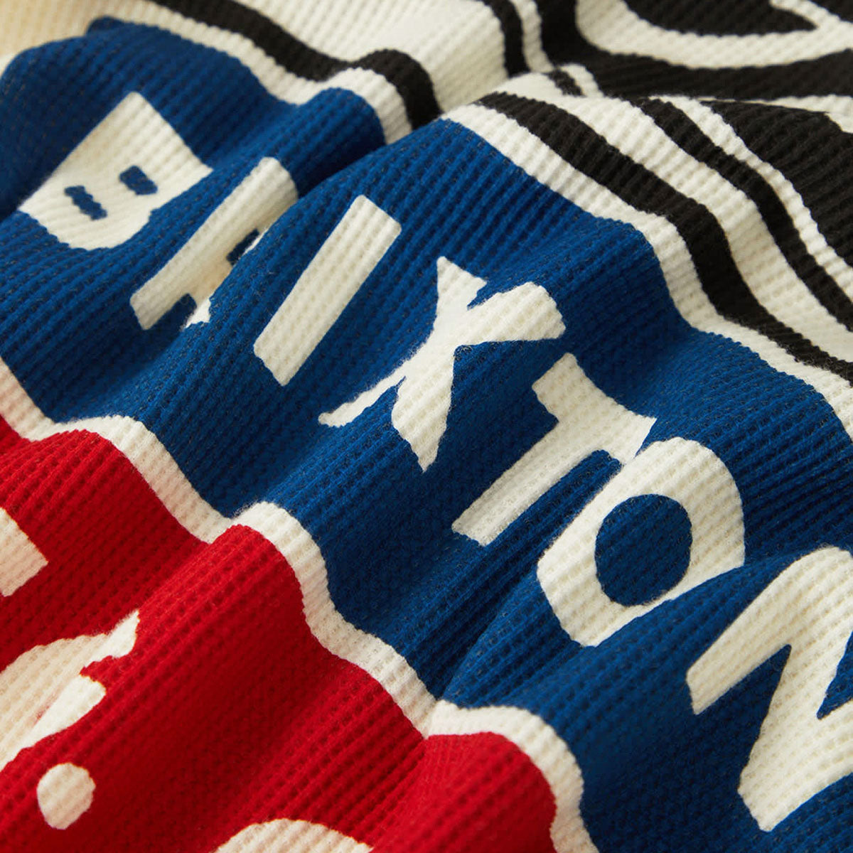 Brixton x Ford Service Dept Long Sleeve Waffle Shirt - Wimbledon White image 5