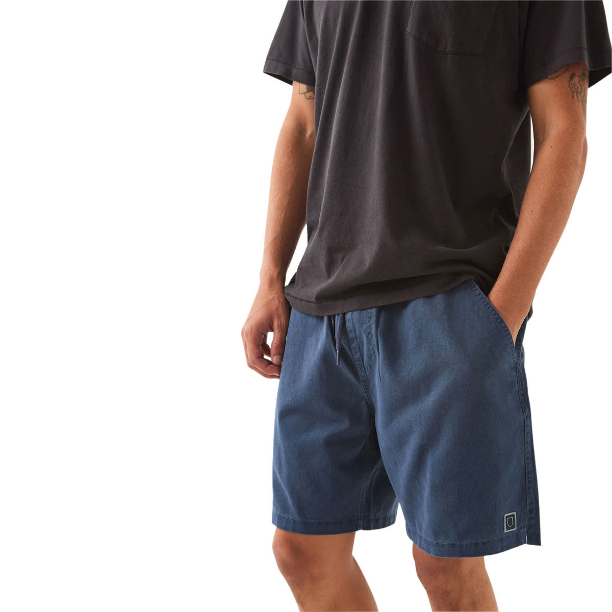 Brixton Everyday Vintage Wash Shorts - Washed Navy image 4