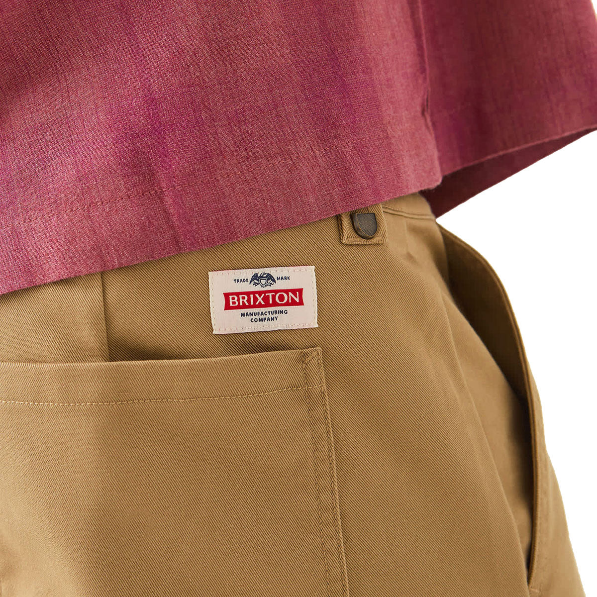 Brixton Trademark Chino Pants - British Khaki image 4