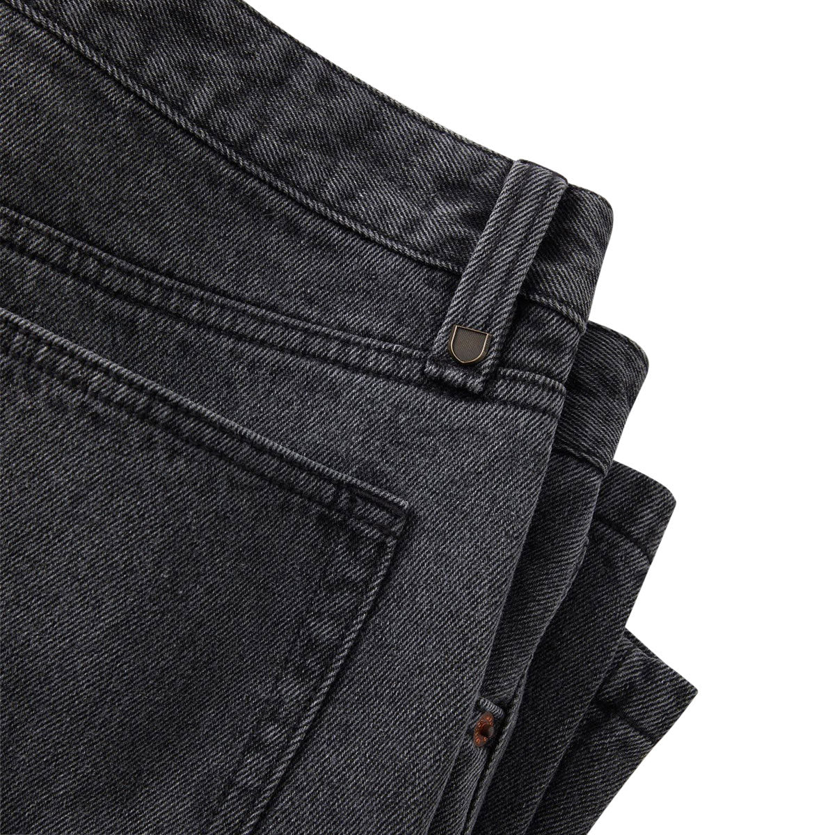 Brixton Relaxed Shorts - Washed Black Denim image 5
