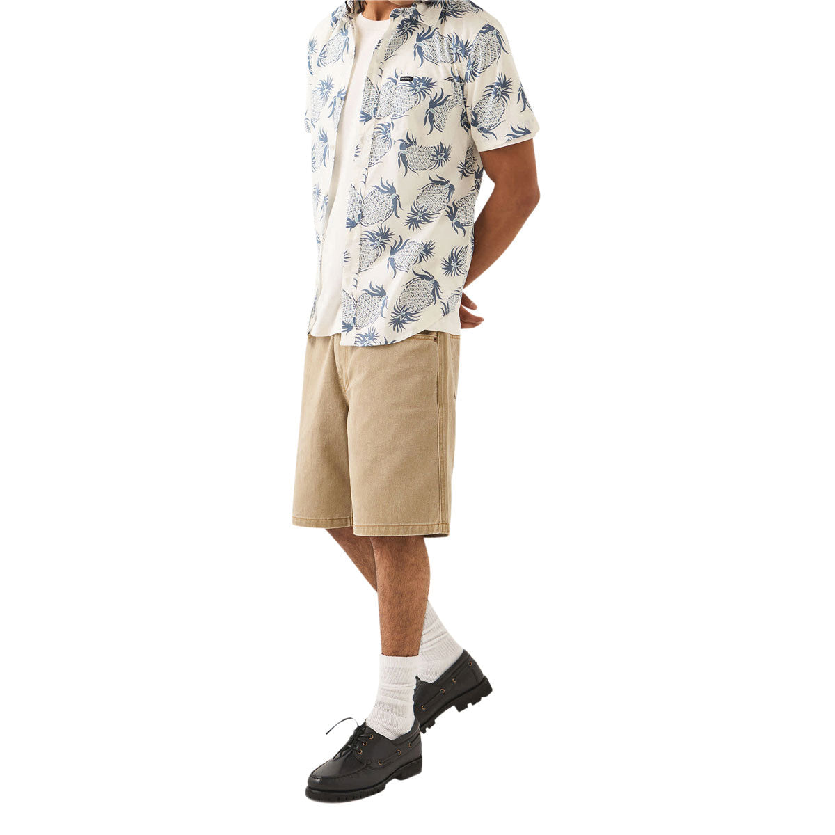 Brixton Relaxed Shorts - Washed British Khaki image 4