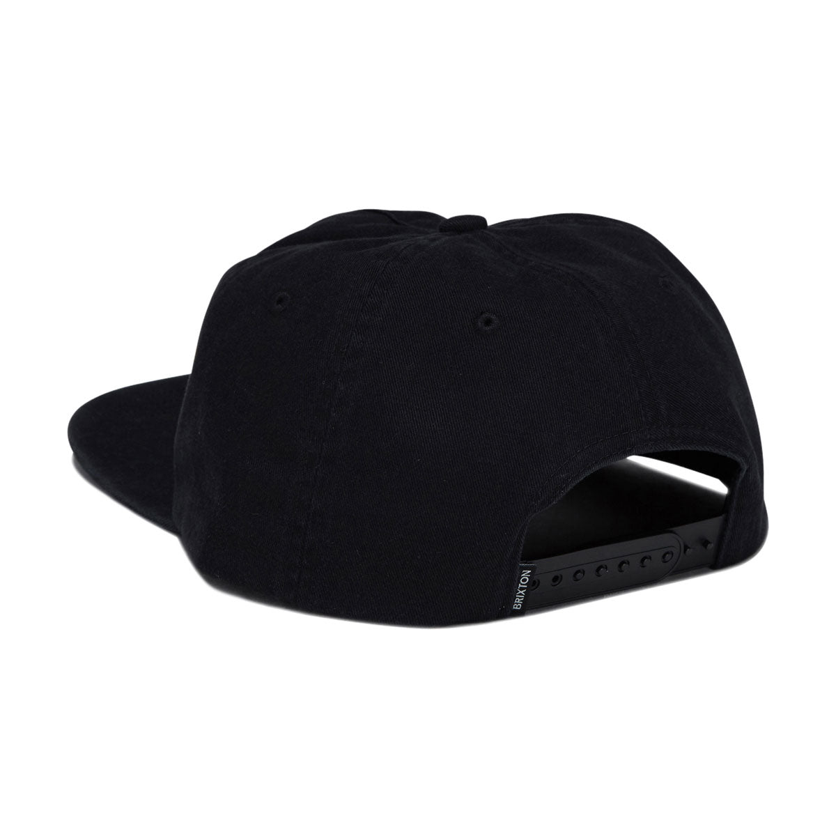 Brixton 76 Certified Snapback Hat - Washed Black image 2