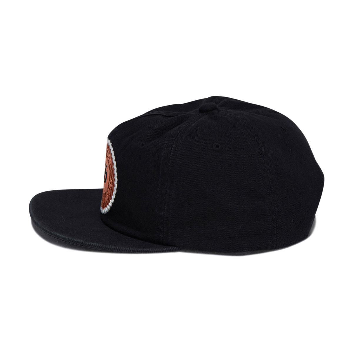 Brixton 76 Certified Snapback Hat - Washed Black image 3