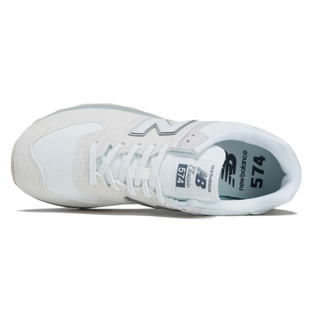 New Balance 574 Shoes - Angora/White image 3