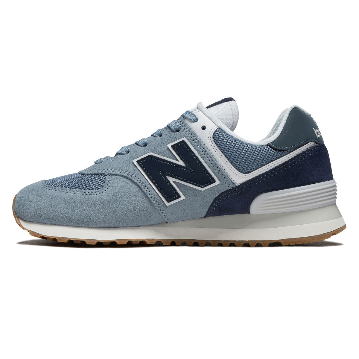 New Balance 574 Shoes - NB Navy/Light Arctic Grey image 2