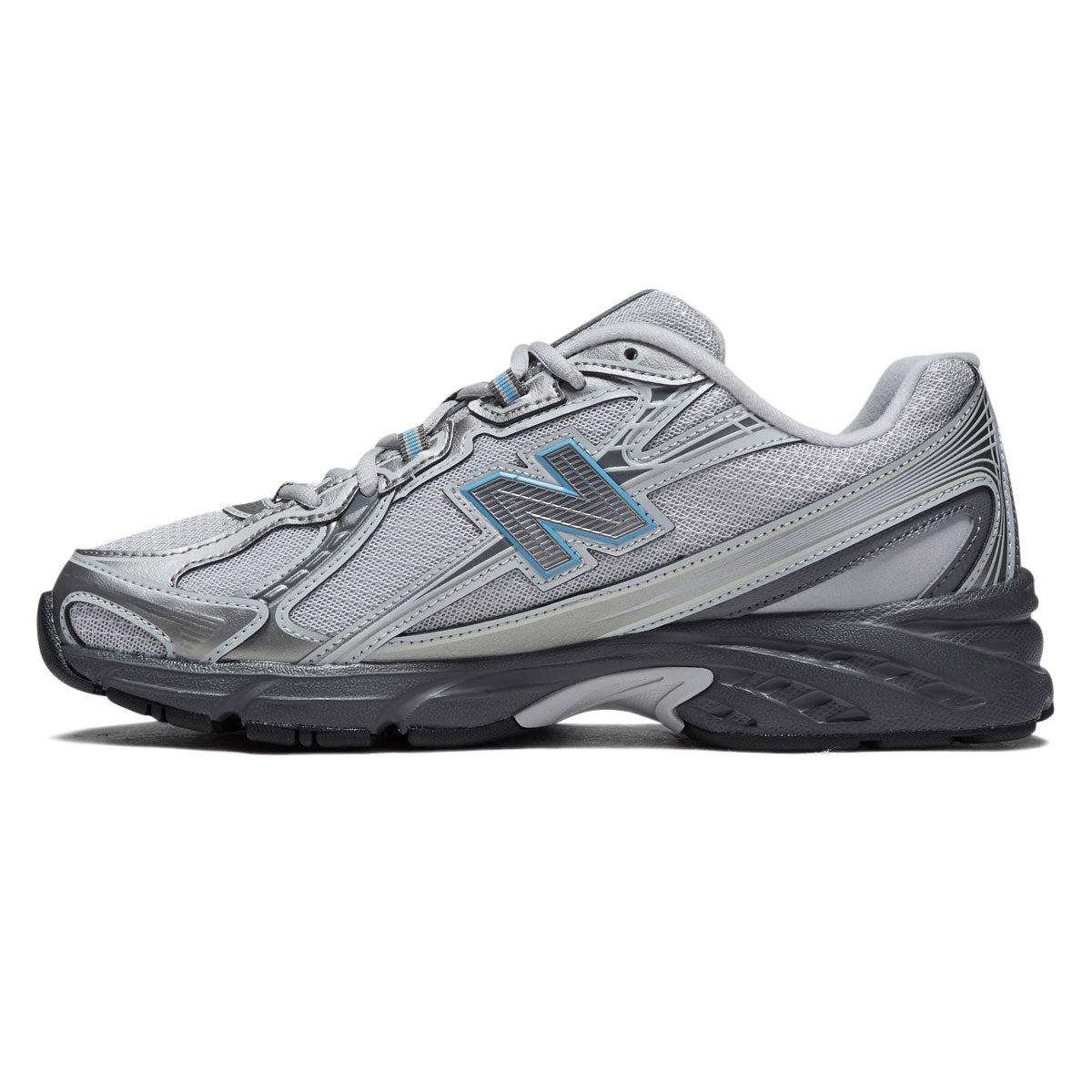 New Balance 740 Shoes - Raincloud/Fan Blue image 2