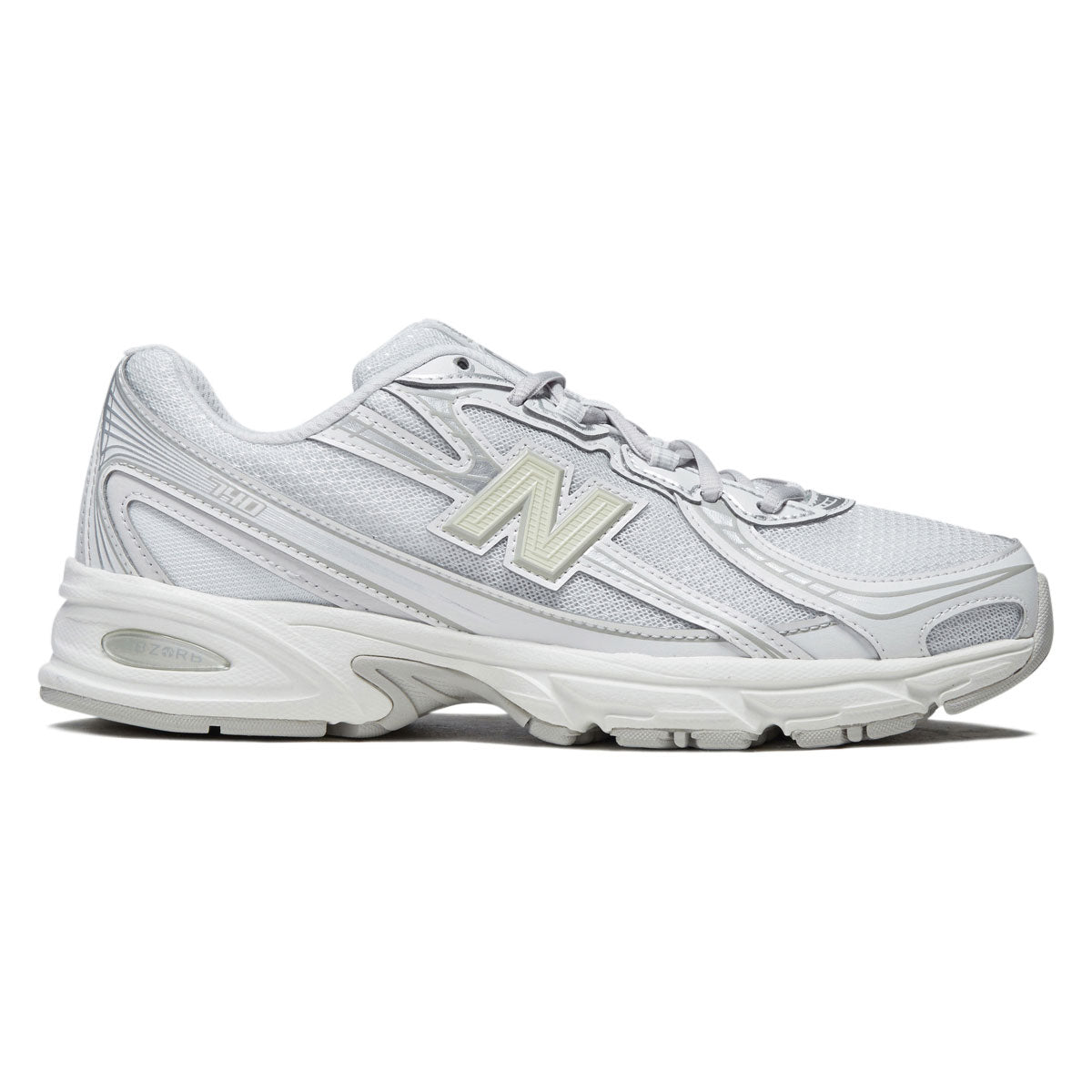 New Balance 740 Shoes - NB 103 White/Silver Metallic image 1