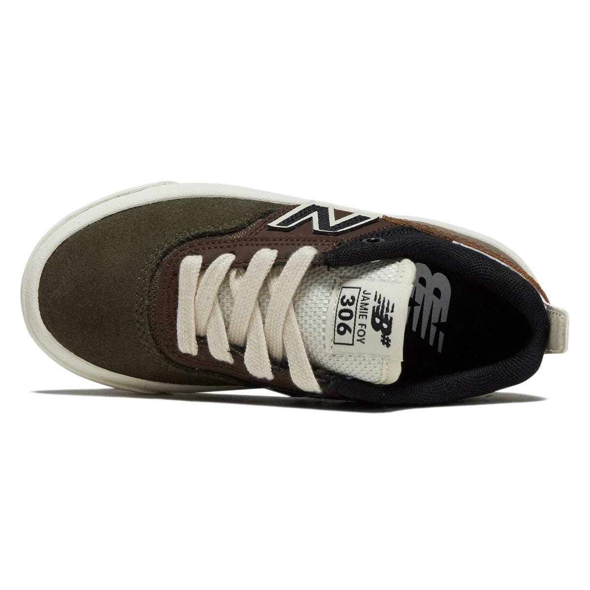 New Balance Youth 306 Foy Shoes - Dark Moss/Brown/Olive image 3