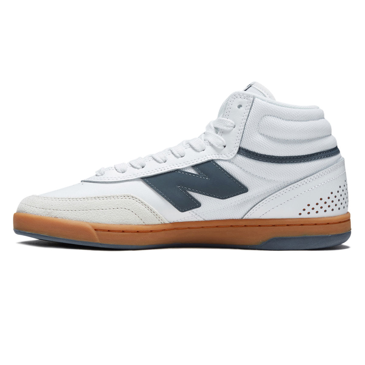 New Balance 440 Hi V2 Wide Shoes - White/Gum image 2