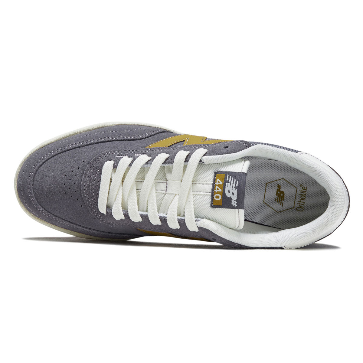 New Balance 440 V2 Wide Shoes - Grey/Olive image 3