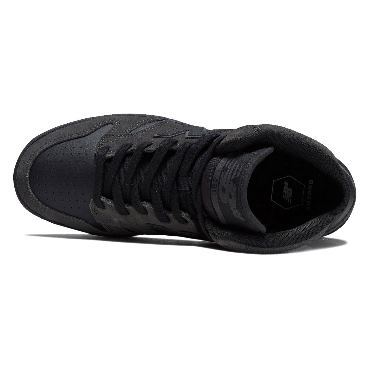 New Balance 480 Hi Shoes - Charcoal/Black image 3