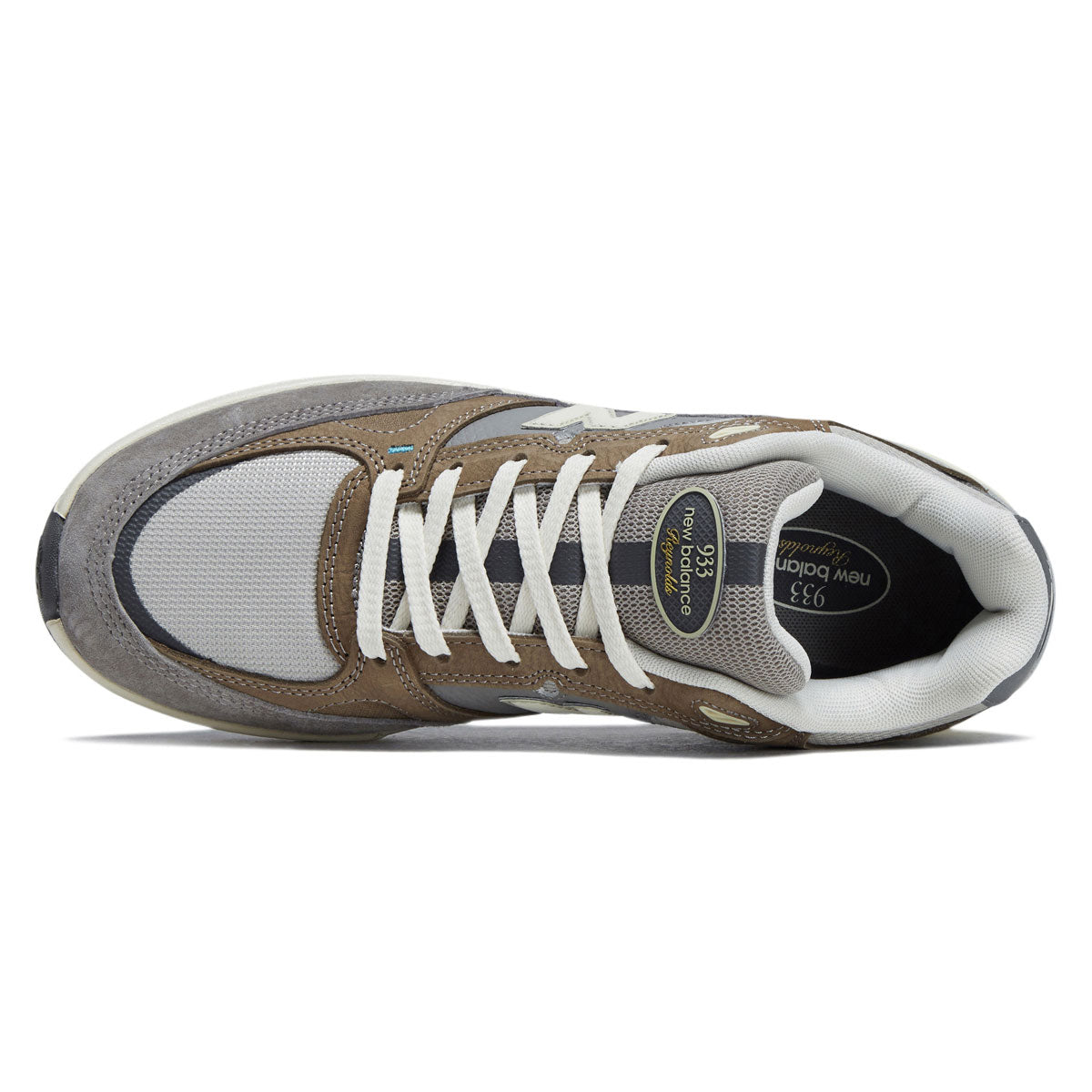 New Balance Andrew Reynolds 933 Grey Days Shoes - Marblehead image 3
