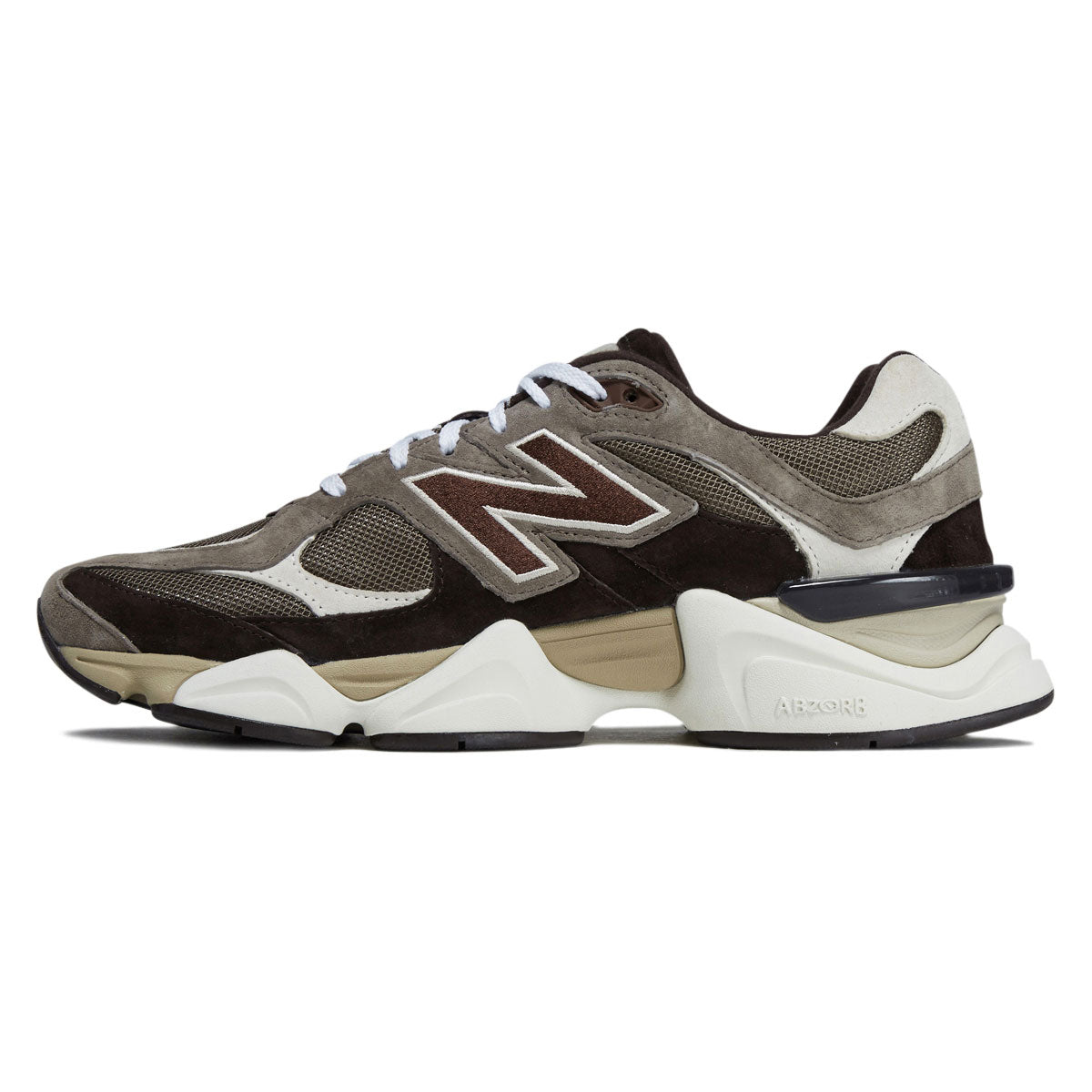 New Balance 9060 Shoes - Thunder Brown/Black Coffee image 2