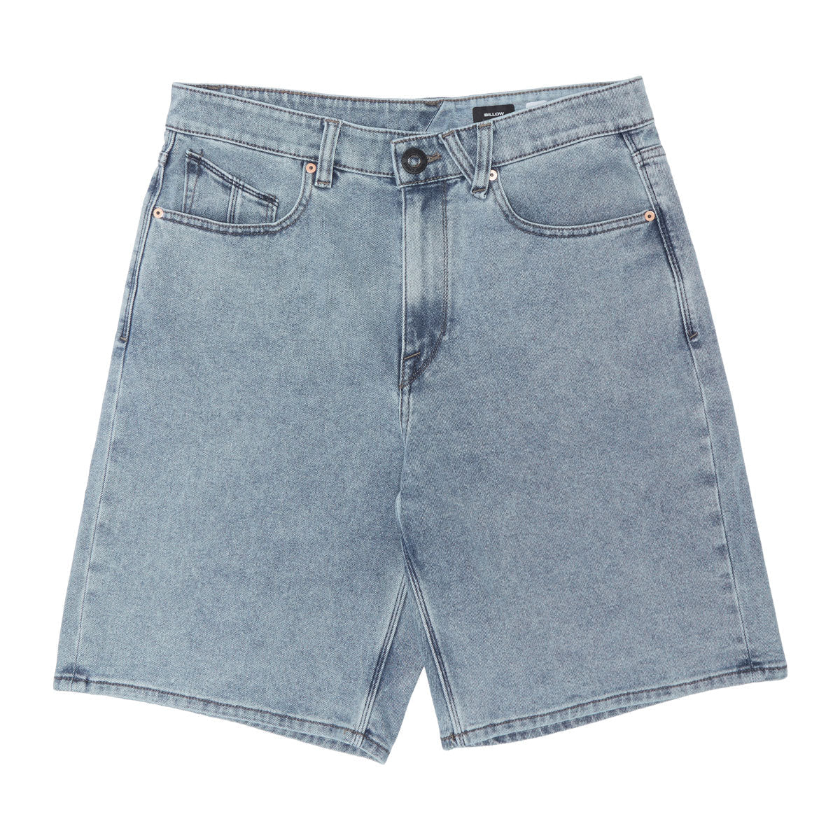 Volcom Billow Denim 22 Shorts - Dust Bowl Indigo image 1