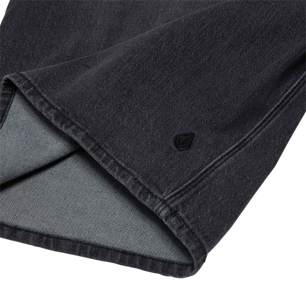 Volcom Chillow Denim 24 Shorts - Black Grey image 5