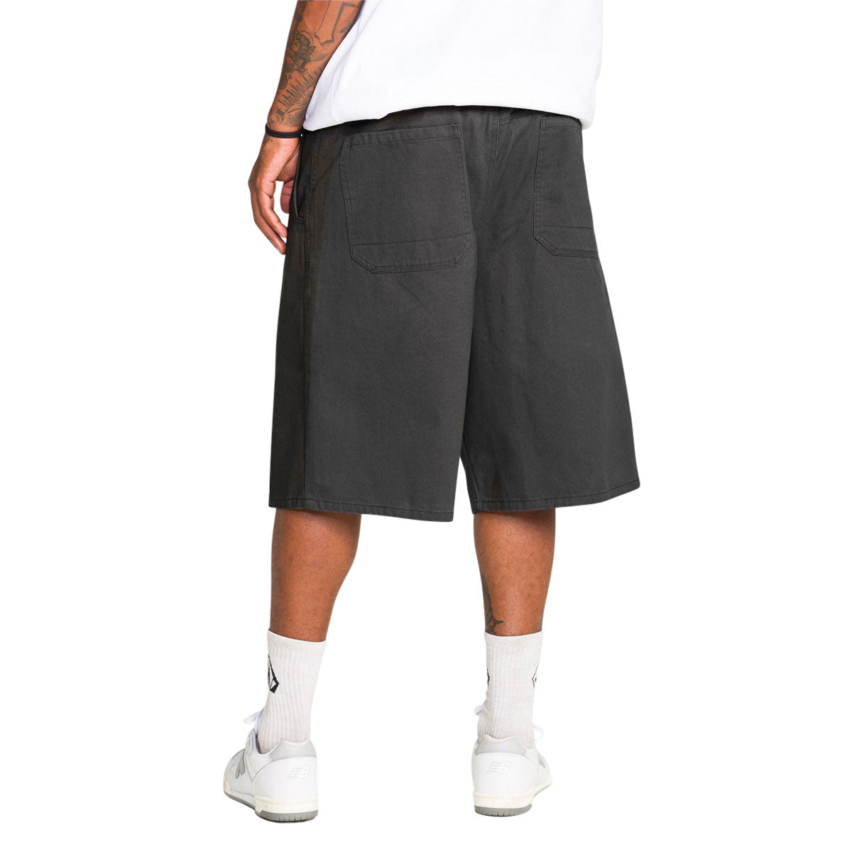 Volcom Chillow Pleated Ew Chino VS 24 Shorts - Castlerock image 3