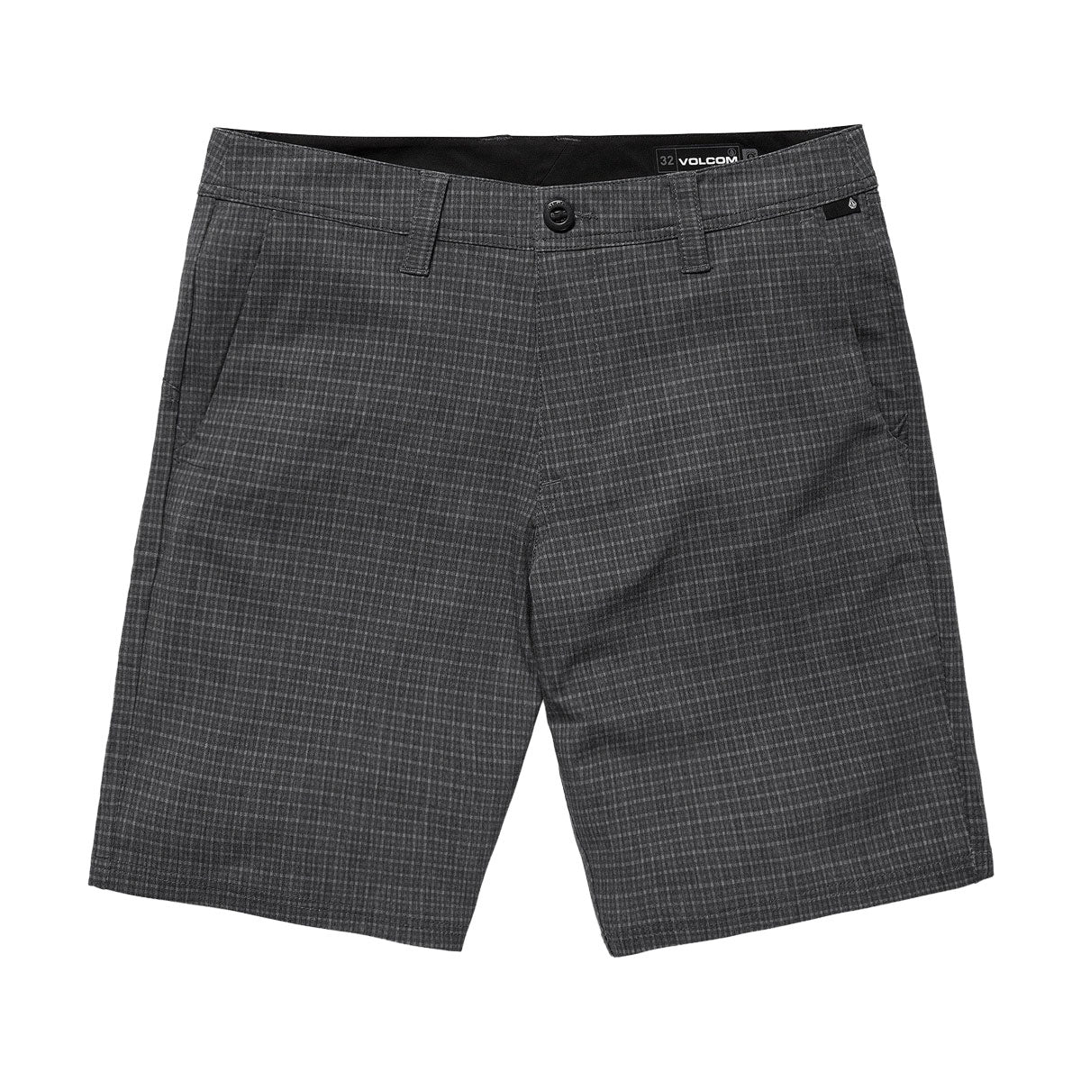 Volcom Mix Frickin Cross Shred 20 Shorts - Black Plaid image 1
