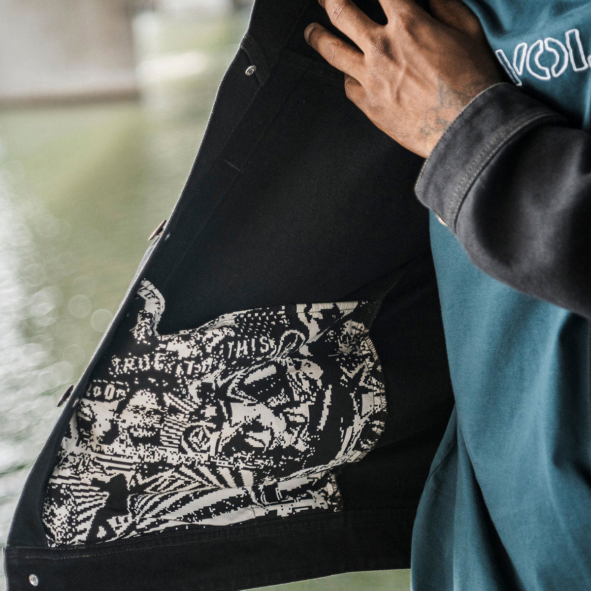 Volcom Slakers Jacket - Antique Black image 5