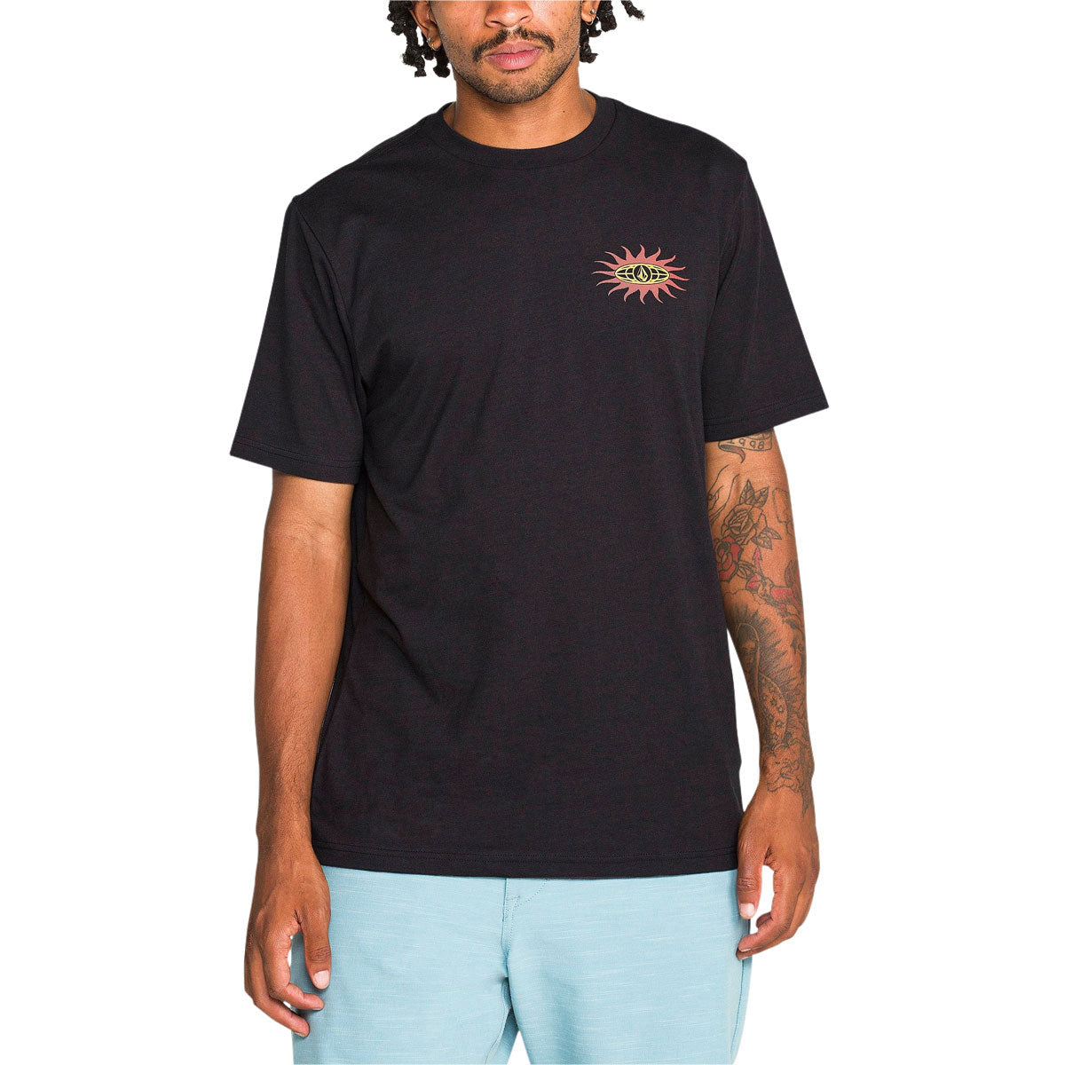 Volcom SPF91 T-Shirt - Washed Black Heather image 3