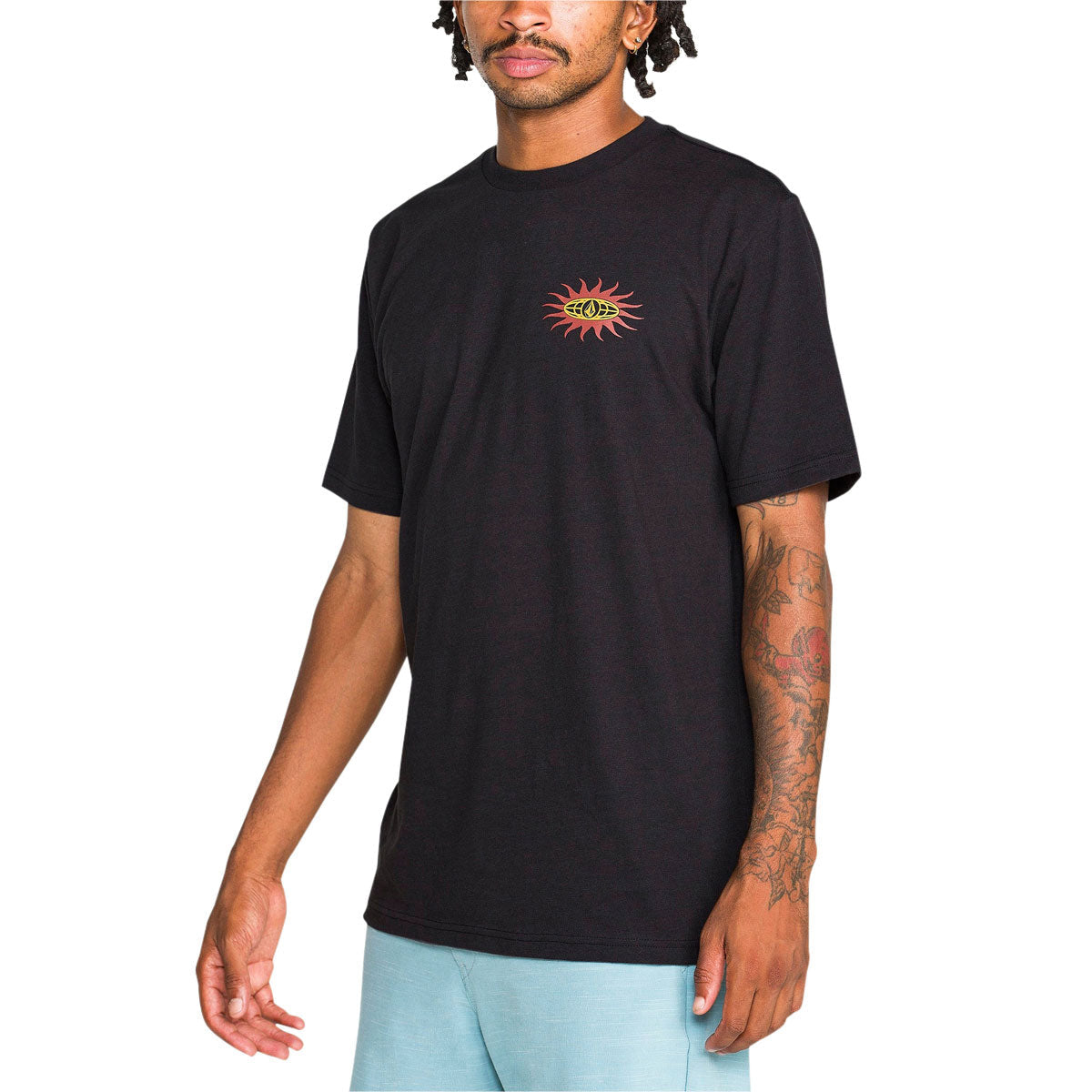 Volcom SPF91 T-Shirt - Washed Black Heather image 5
