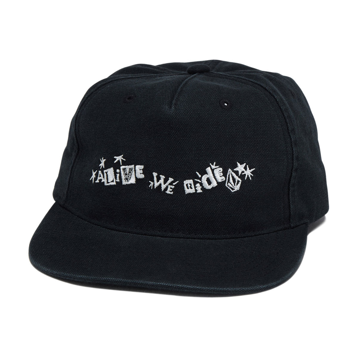 Volcom Alive We Ride Adj Hat - Antique Black image 1