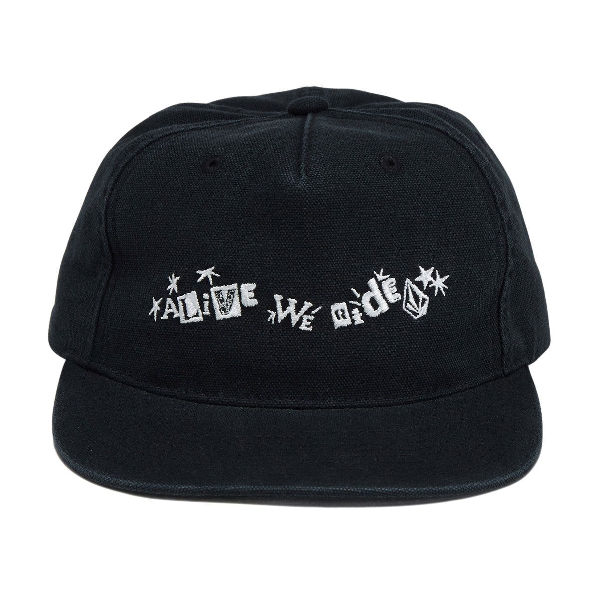 Volcom Alive We Ride Adj Hat - Antique Black image 5